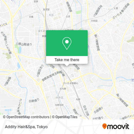 Addity Hair&Spa map