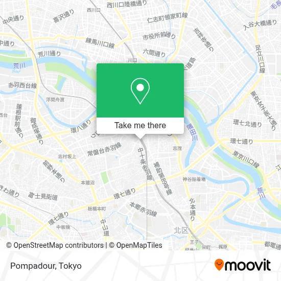 Pompadour map