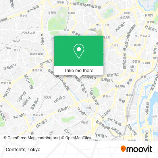 Contents map
