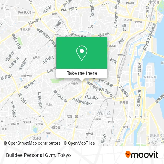 Buildee Personal Gym map