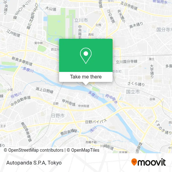 Autopanda S.P.A map