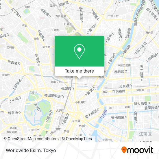 Worldwide Esim map
