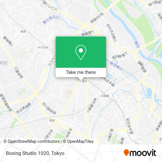 Boxing Studio 1020 map