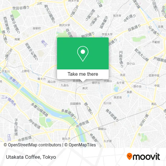 Utakata Coffee map
