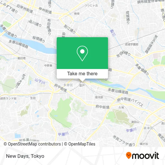 New Days map