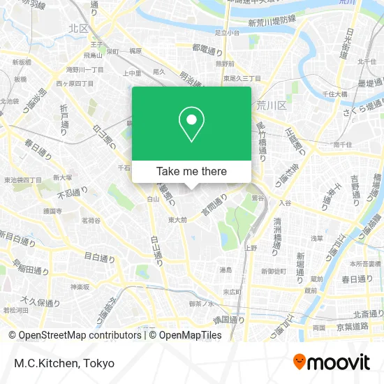 M.C.Kitchen map