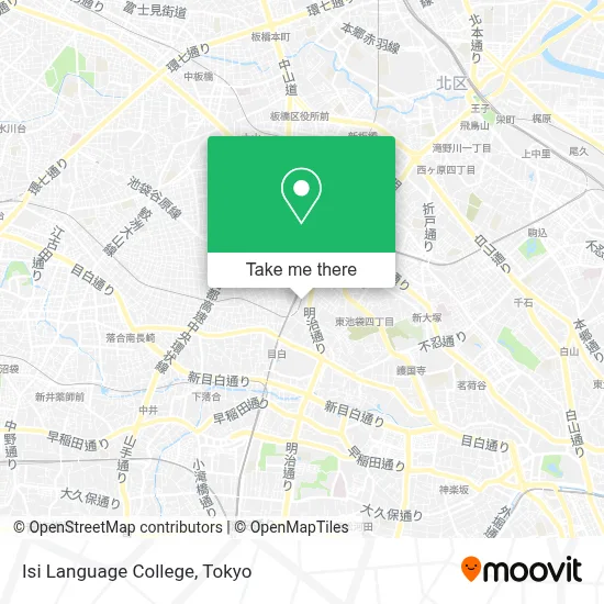 Isi Language College map