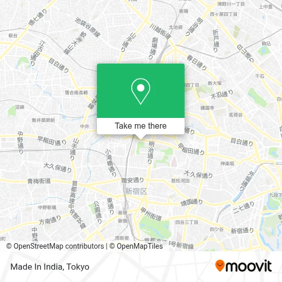 Made In India map