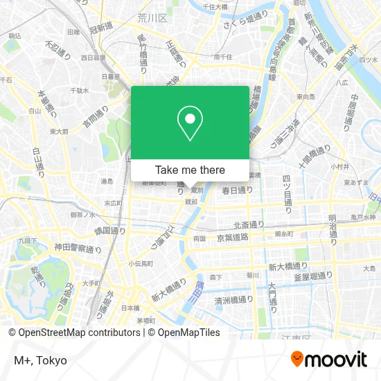 M+ map