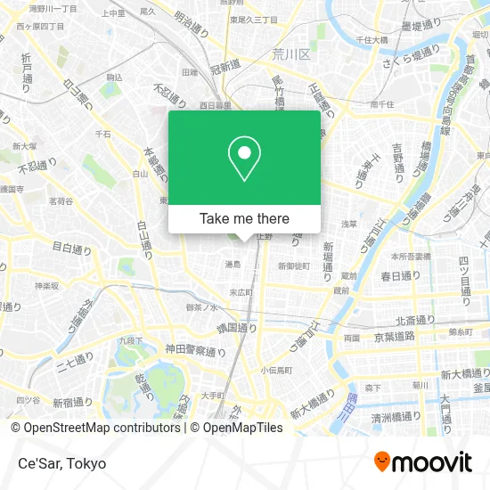 Ce'Sar map