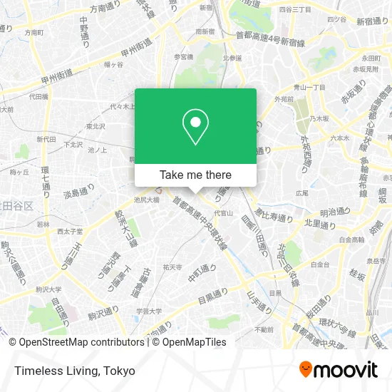 Timeless Living map