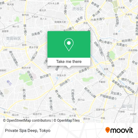 Private Spa Deep map