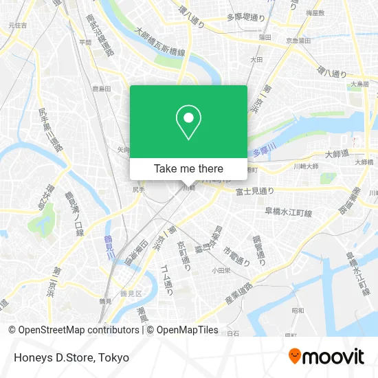 Honeys D.Store map