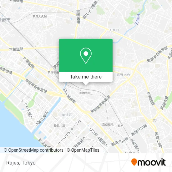 Rajes map