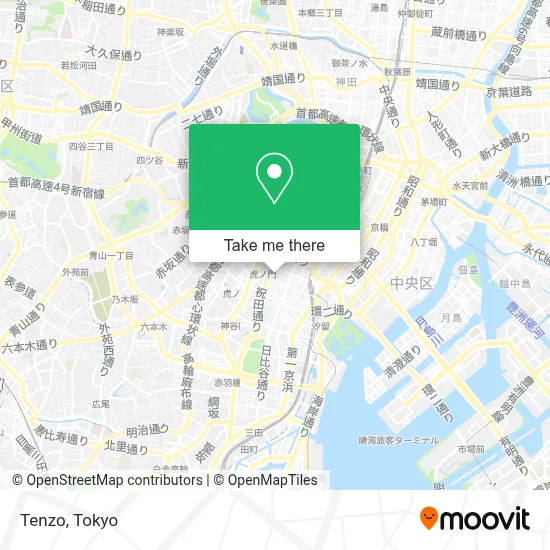 Tenzo map