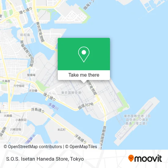 S.O.S. Isetan Haneda Store map