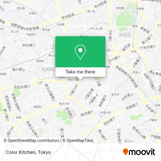 Color Kitchen map
