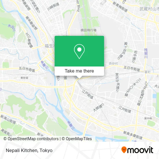Nepali Kitchen map