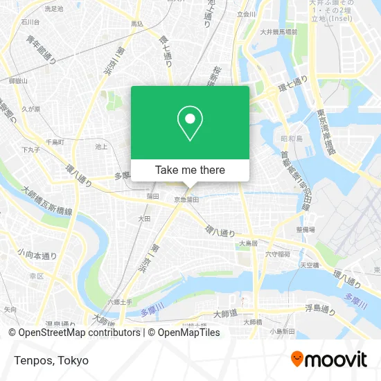 Tenpos map