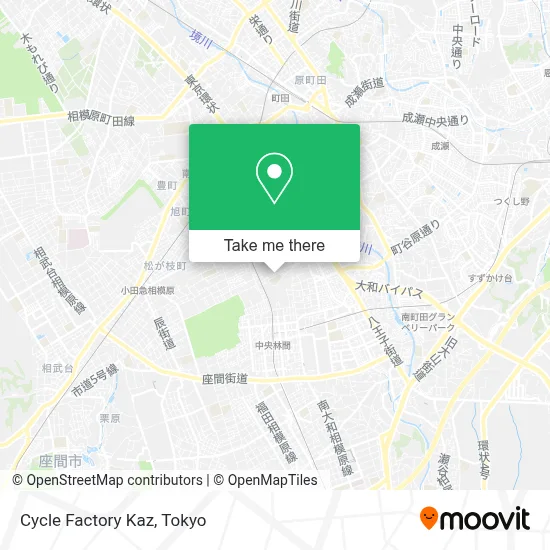 Cycle Factory Kaz map