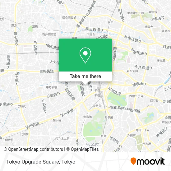 Tokyo Upgrade Square map