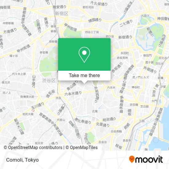 Comoli map