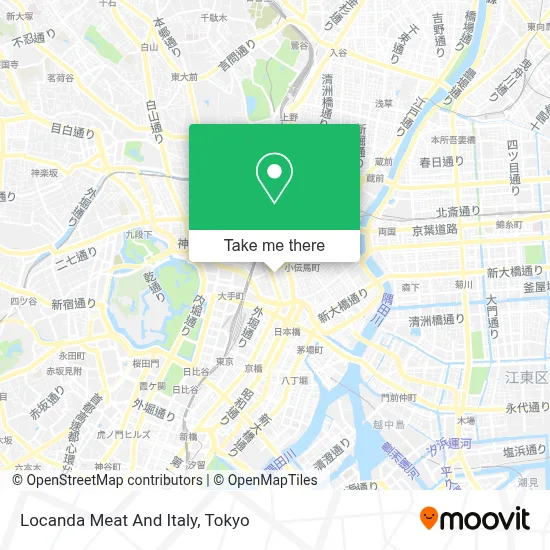 Locanda Meat And Italy map