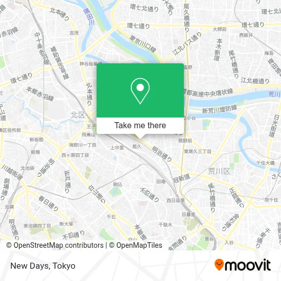 New Days map