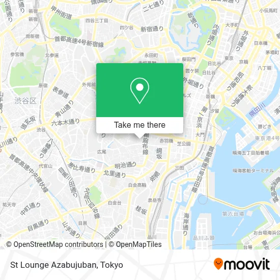 St Lounge Azabujuban map