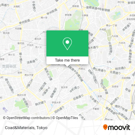 Coad&Materials map
