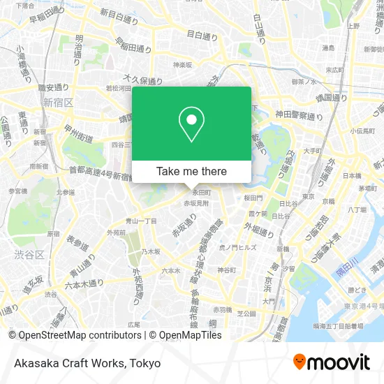 Akasaka Craft Works map