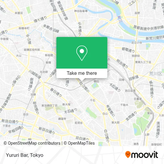 Yururi Bar map