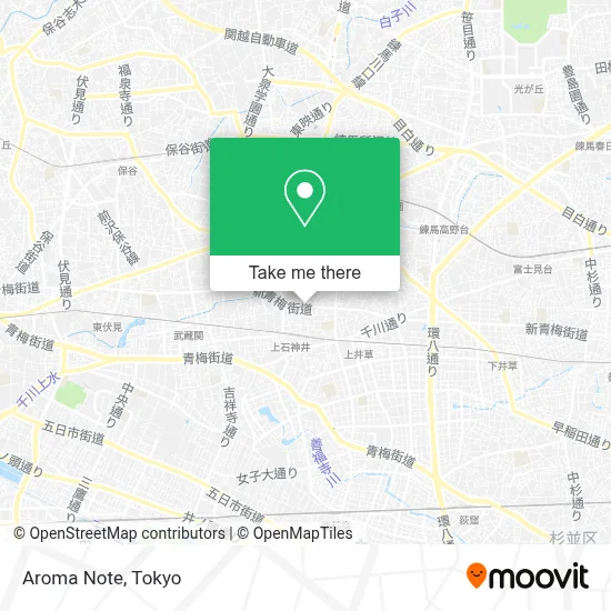 Aroma Note map
