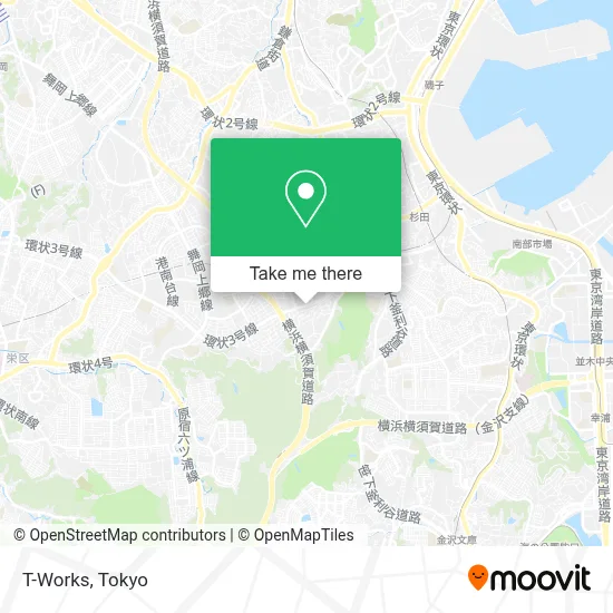T-Works map