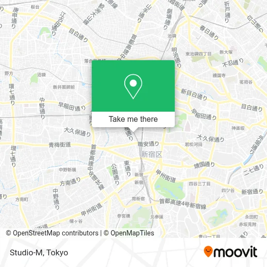 Studio-M map