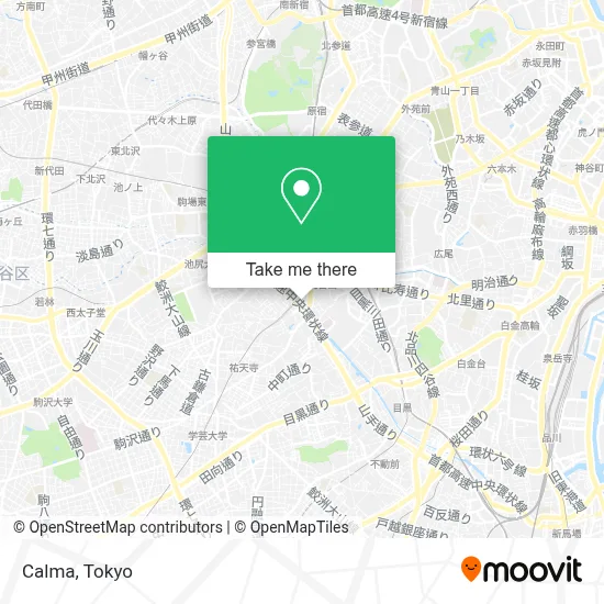 Calma map