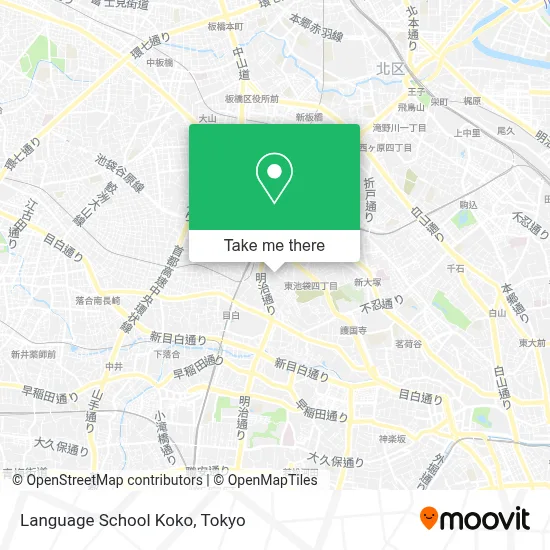 Language School Koko map
