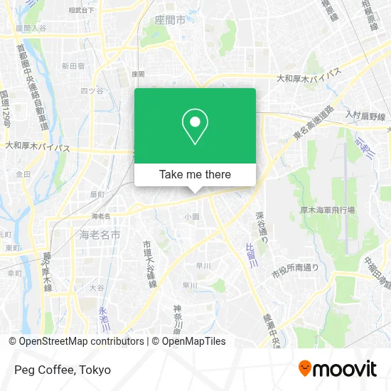 Peg Coffee map