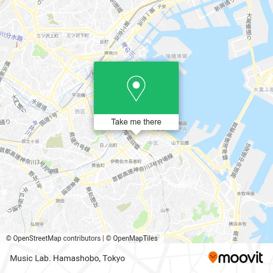 Music Lab. Hamashobo map