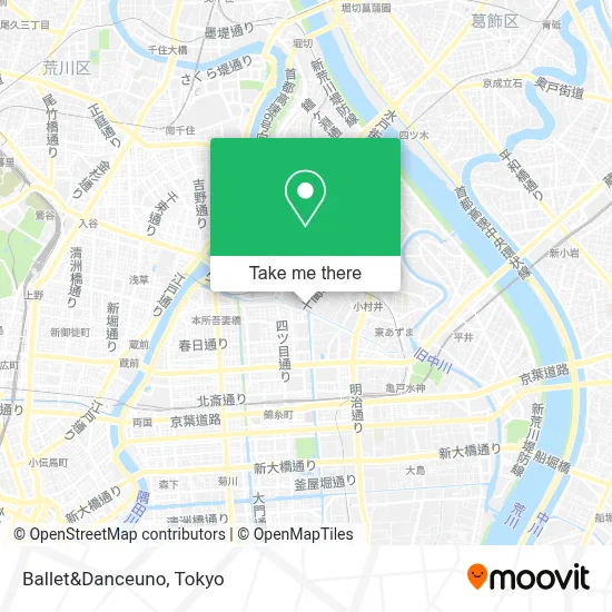 Ballet & Dance Uno map