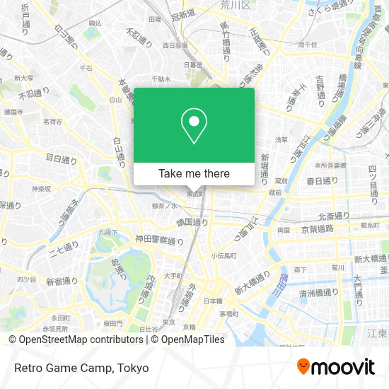Retro Game Camp map