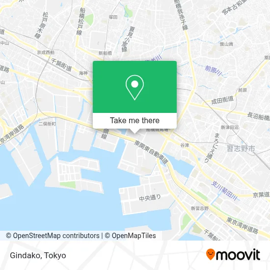 Gindako map