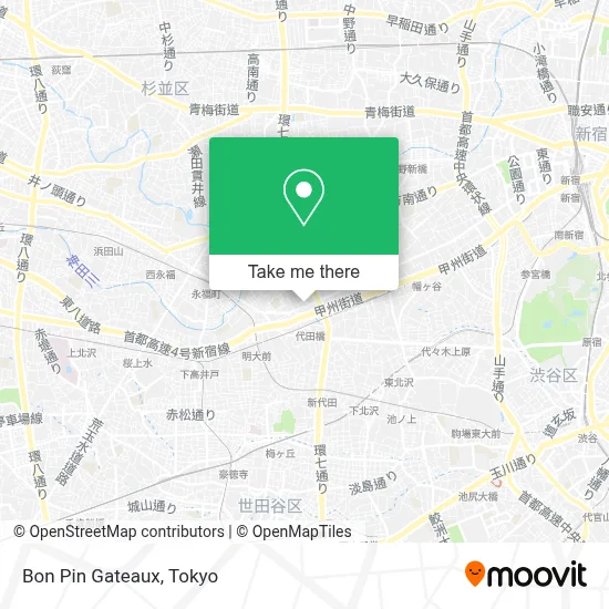 Bon Pin Gateaux map
