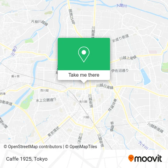 Caffe 1925 map