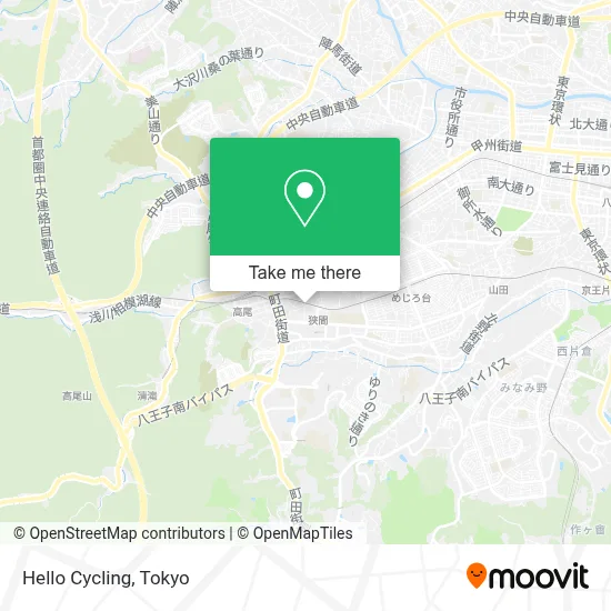 Hello Cycling map
