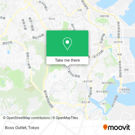 Boss Outlet map