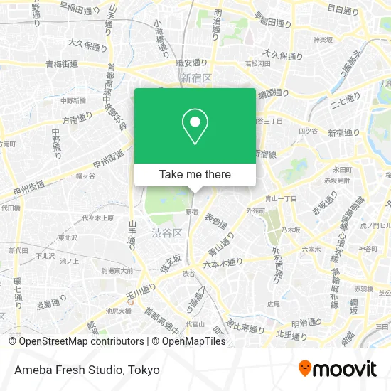 Ameba Fresh Studio map