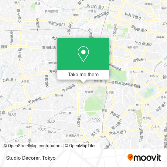 Studio Decorer map