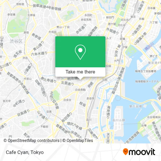 Cafe Cyan map