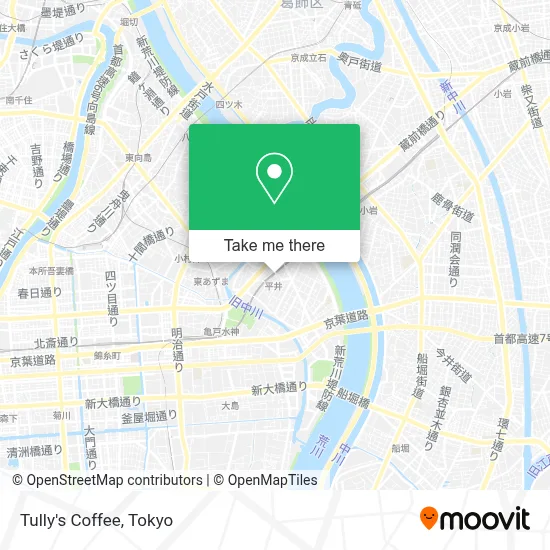 Tully's Coffee map